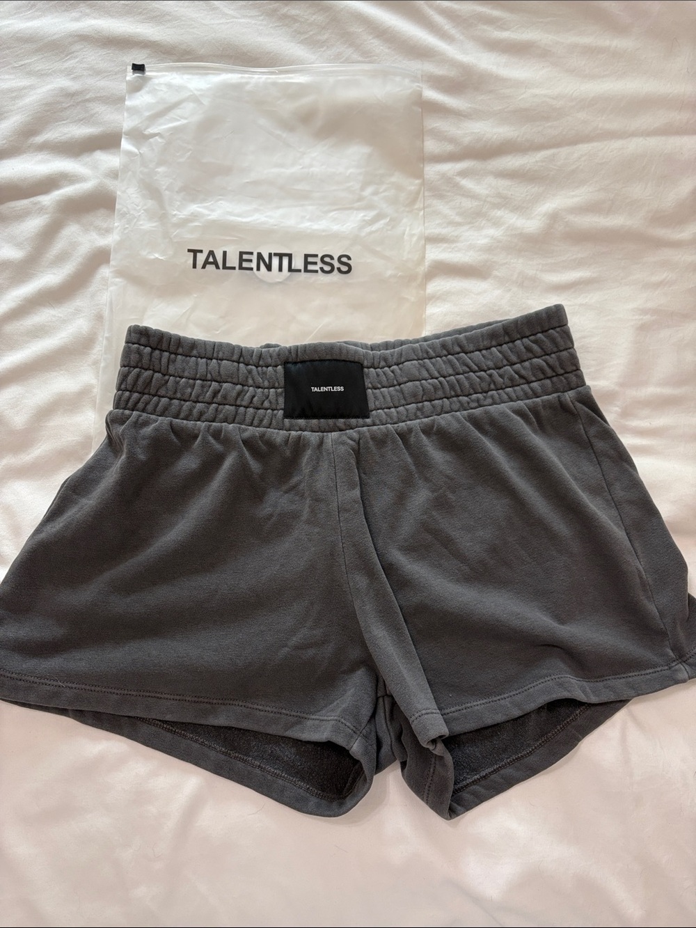 TALENTLESS Charcoal Gray Women's Athletic Lounge Shorts